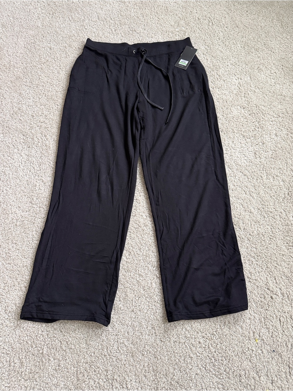 Jone’s New York Black Drawstring Lounge Pants